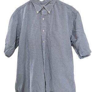 Brooks Brothers Seersucker Button Down Shirt Large